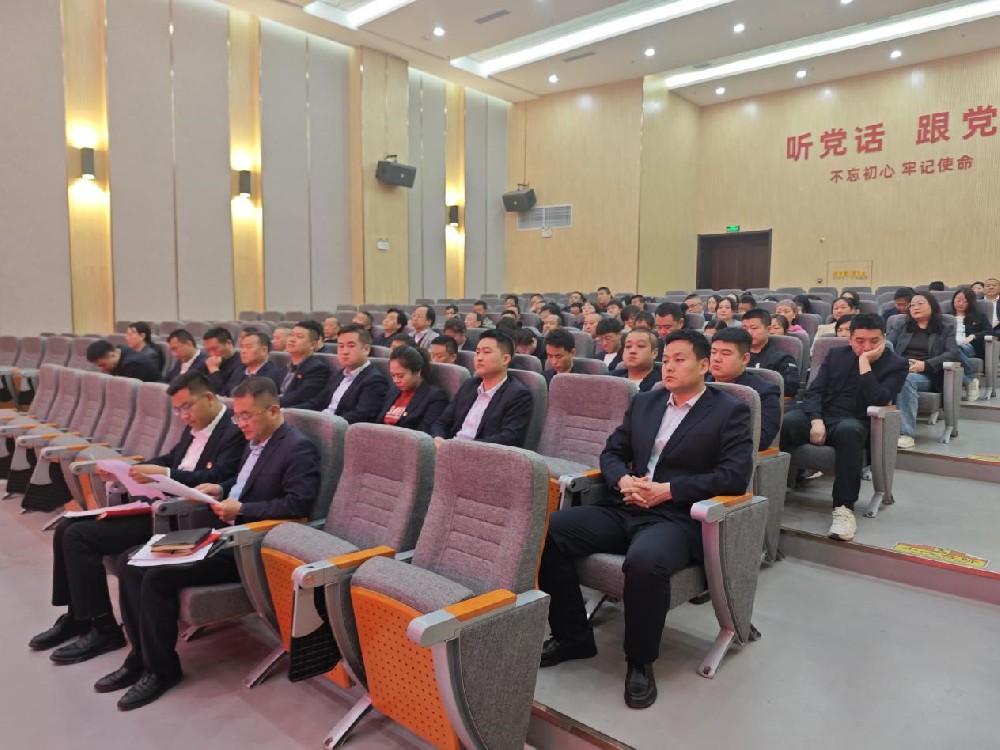 天水經(jīng)濟(jì)發(fā)展有限責(zé)任公司召開2025年黨風(fēng)廉政建設(shè)暨警示教育大會(huì)